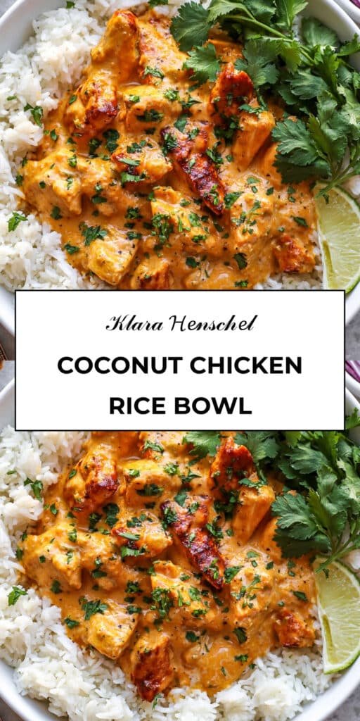 Coconut Chicken Rice Bowl 5 Coconut Chicken Rice Bowl Creamy Tropical Chicken Dinner