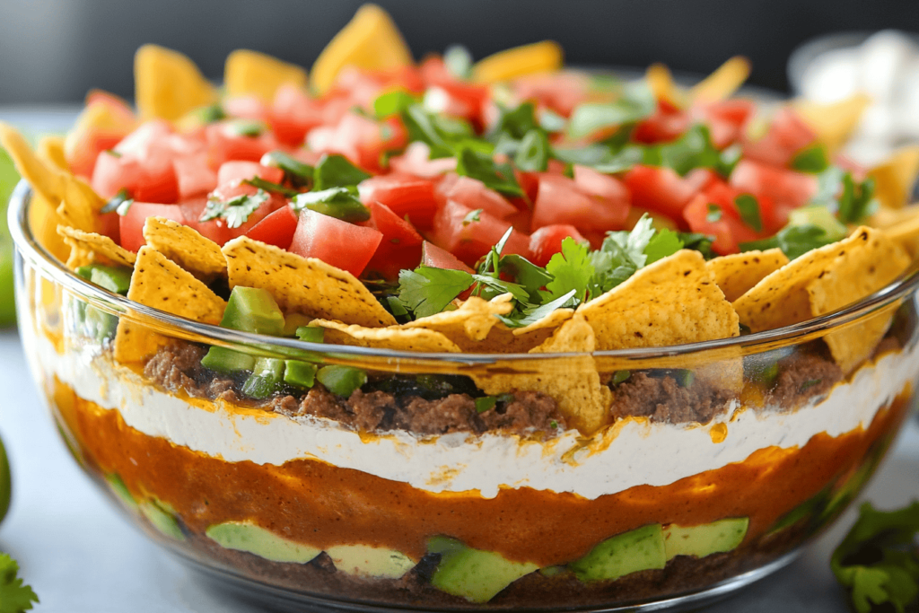 Mexican dip platter