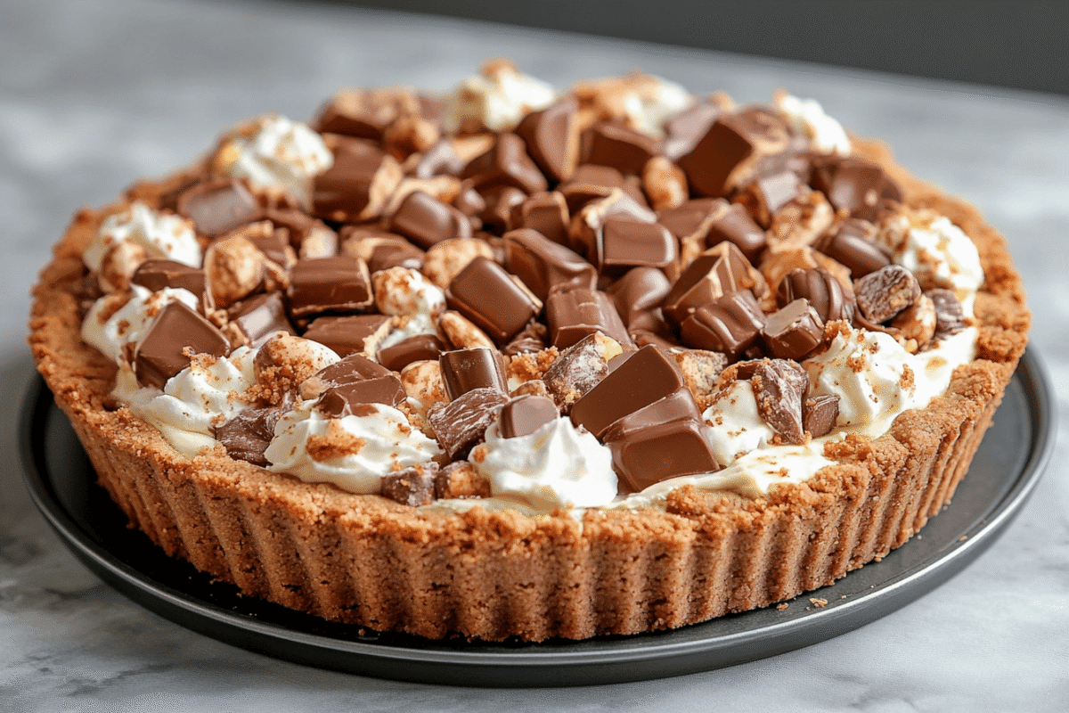 Ultimate Kinder Bueno Cookie Pie