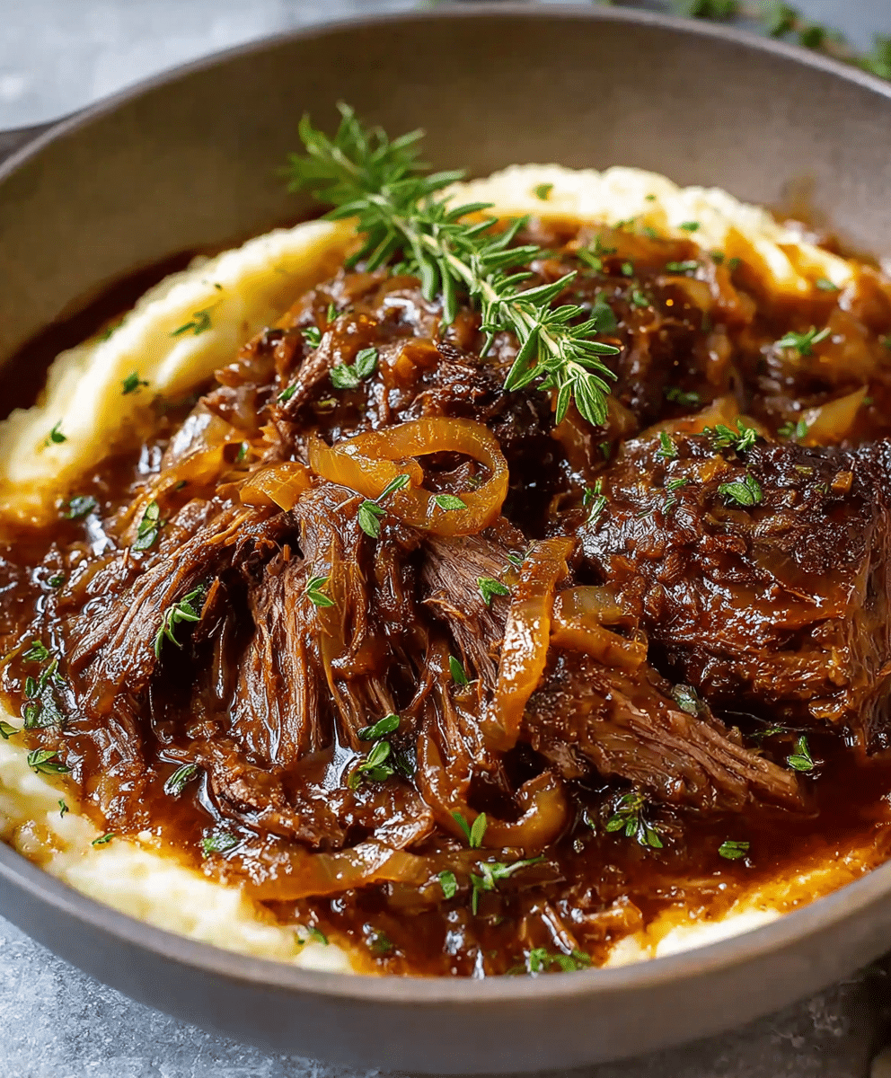Juicy French Onion Pot Roast