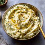 Roasted Garlic Mascarpone Mashed Potatoes