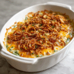 Simple Cheesy Green Bean Casserole