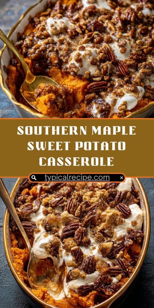 Southern Maple Sweet Potato Casserole 5 Southern Maple Sweet Potato Casserole 2