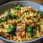 Cheesy Chicken Broccoli Orzo