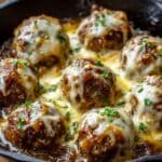 Cheesy French Onion Meatballs