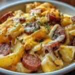 Cheesy Ranch Potatoes and Smoked Sausage 2