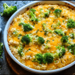 Chicken Broccoli Rice Cheese Casserole