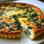 Cottage Cheese Spinach Crustless Quiche 2