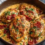 Creamy Sun Dried Tomato Garlic Chicken