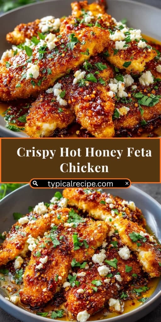 Crispy Hot Honey Feta Chicken – Bold, Sweet, Spicy, and Irresistibly Crunchy 89 Crispy Feta Chicken with Hot Honey Drizzle