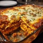 Easy Creamy Meat Lasagna