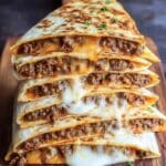 Easy Hamburger Quesadilla 2