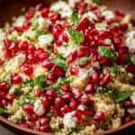 Feta Pomegranate Couscous Salad