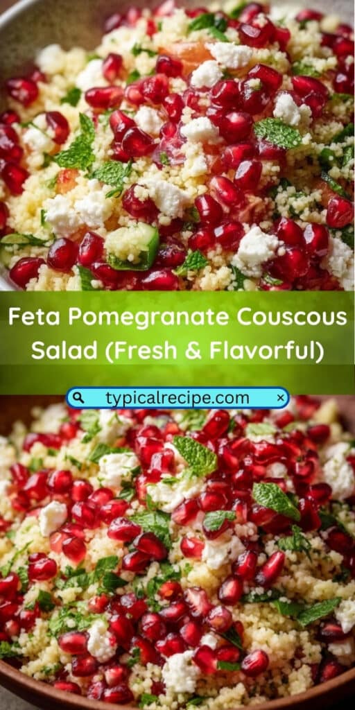 Feta Pomegranate Couscous Salad 85 Feta Pomegranate Couscous Salad Fresh Flavorful