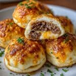 Garlic Parmesan Cheeseburger Bombs 2