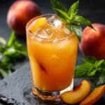 Ginger Peach Lemonade