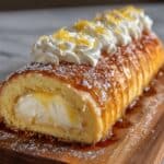 Lemon Cream Cheesecake Roll