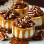 Mini Pecan Pie Cheesecakes 2