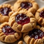 Nostalgic PBJ Thumbprint Cookies