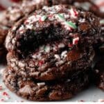 Peppermint Brownie Cookies