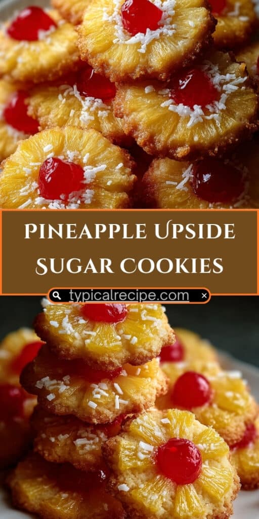 Pineapple Upside Sugar Cookies – Buttery, Fruity & Irresistibly Soft! 77 Pineapple Upside Down Sugar Cookies Sweet Fruity