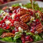 Pomegranate Pecan Salad with Vinaigrette