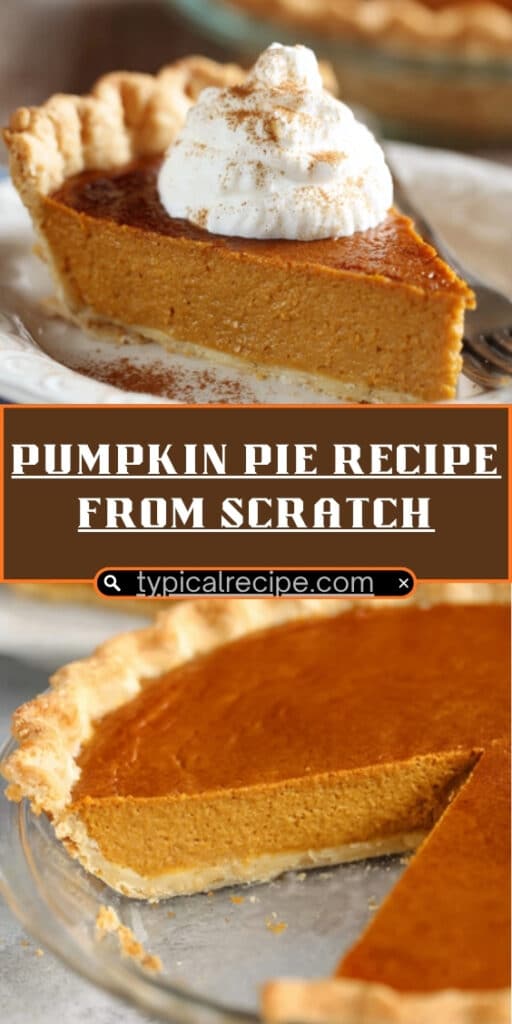 Pumpkin Pie Recipe From Scratch