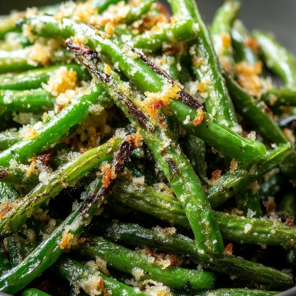 Roasted Green Beans With Garlic and Parmesan