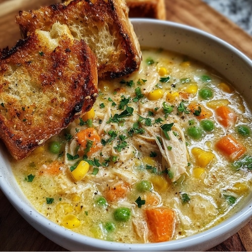 Slow Cooker Creamy Chicken Pot Pie Stew 2