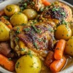 Slow Cooker Honey Garlic Chicken and Veggies