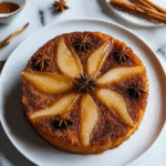 Spiced Pear Upside Down Cake Recipe