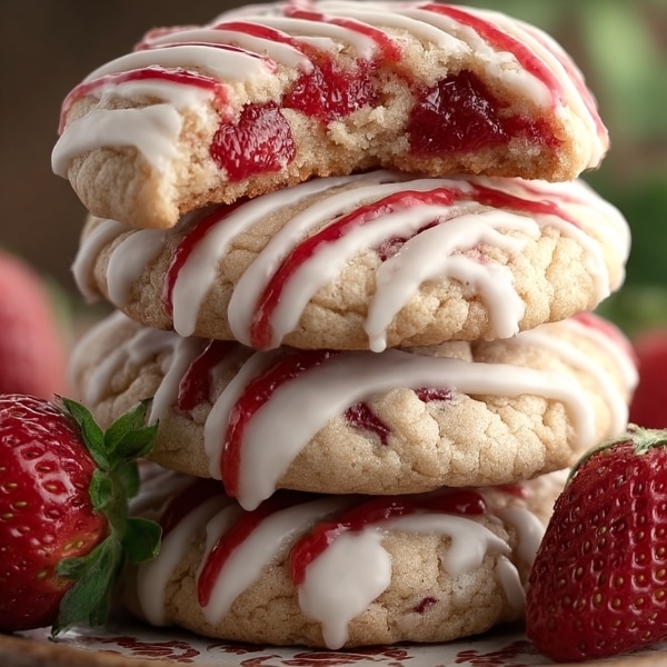 Strawberry Cheesecake Cookies