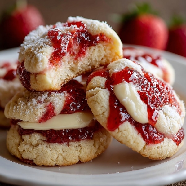 Strawberry cheesecake cookies 1