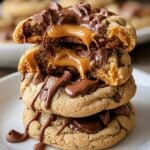 Triple Reeses Peanut Butter Cookies