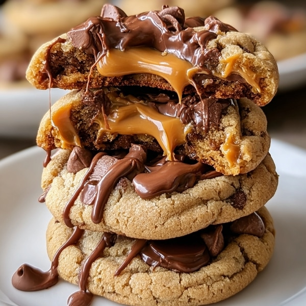 Triple Reeses Peanut Butter Cookies