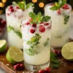 White Christmas Mojito Mocktail