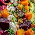 Aussie Roasted Root Spinach Salad