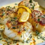 Baked Cod in Coconut Lemon Cream Sauce 2
