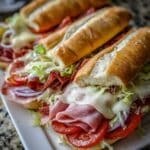 Baked Italian Sub Sandwiches