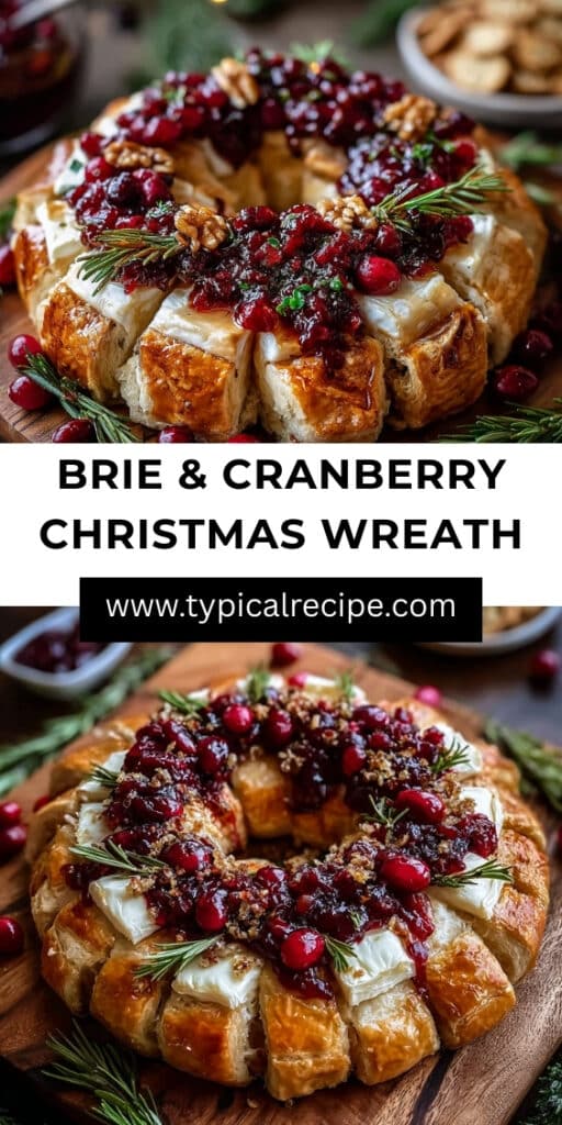 Brie Cheese and Cranberry Christmas Wreath 93 Brie Cranberry Christmas Wreath – Festive Delicious