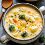Broccoli Potato Cheese Soup Recipe