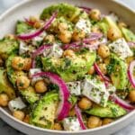 Chickpea Feta Avocado Salad