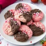 Chocolate Covered Strawberry Cookies