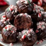 Chocolate Peppermint Brownie Balls