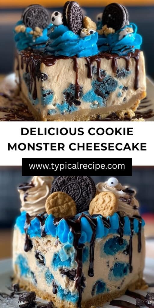 Delicious Cookie Monster Cheesecake 109 Cookie Monster Cheesecake – Fun Blue Delicious