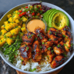 Grilled Maple Sriracha Chicken Bowl