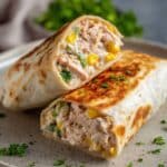 Healthy Tuna Melt Wrap