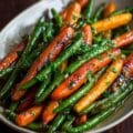 Honey Glazed Carrots Green Beans