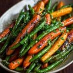 Honey Glazed Carrots Green Beans