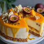 Mango Passionfruit Cheesecake Cake 155 Mango Passionfruit Cheesecake Cake